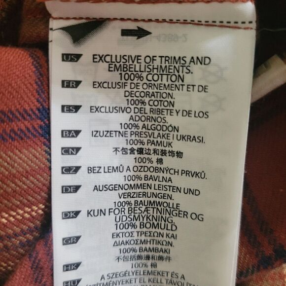 5.11 Tactical Womens Ruth Plaid Long Sleeve Flannel Button-Down Shirt - Picture 13 of 16